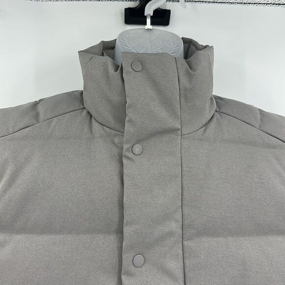Lululemon Mens Wunder Puff Vest Tech Canvas NWT Sz L Mid Warmth in Gull Gray - Picture 3 of 13